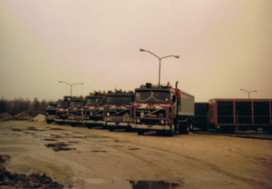 6 volvo's op een rij 1988