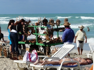 verkoop op het strand