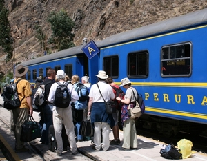 Trein naar Macchu Picchu