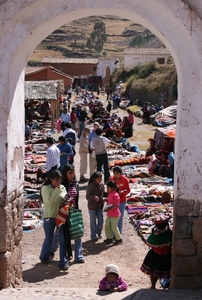 Chinchero - de markt