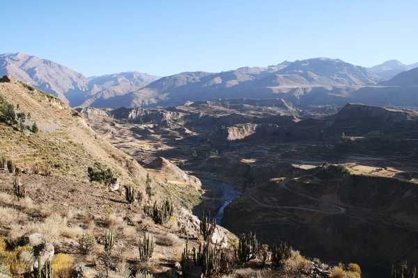 Begin van de Colca Canyon