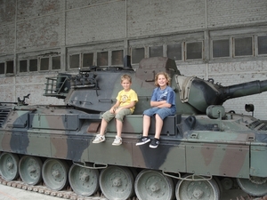 H&L op een Leopardtank