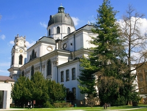 1c Die Kollegienkirche  _achterzijde