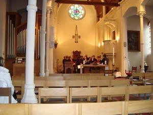 Kerk van Lillo koor en orgel