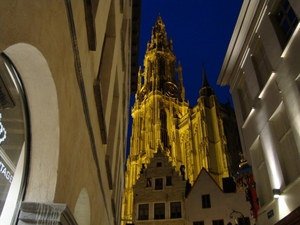 De Kathedraal bij nacht