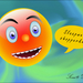 smiley kopje getekend