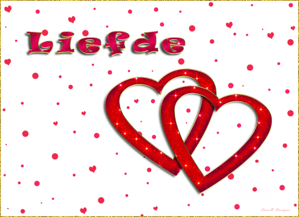 verstrengelde hartjes