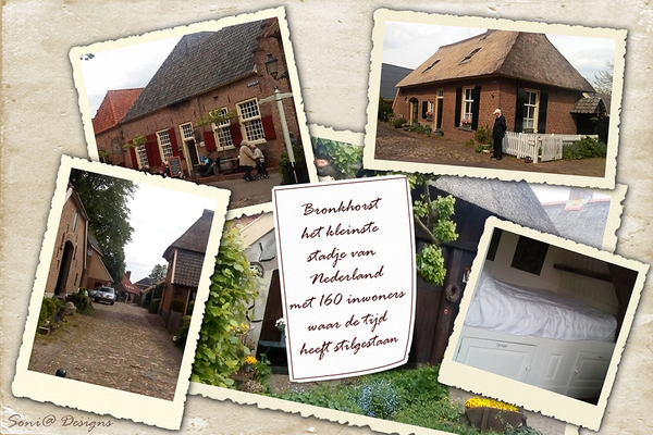 mock-up met  5 gekartelde  foto's gemaakt kl