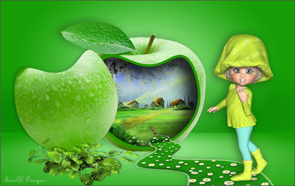 groen appelhuisje kl