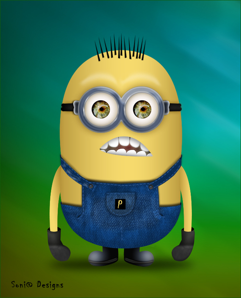 Even zelf een minion getekend heel leuk om te doen.