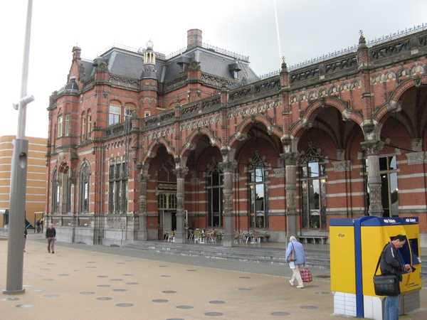 Aankomst op station Groningen