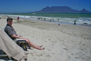 25 december-Bloubergstrand