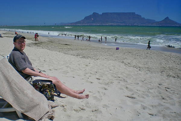 25 december-Bloubergstrand