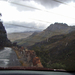 Bainskloof Pass door de achterruit