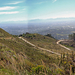 panorama van de afdaling over Kaapse vlakte