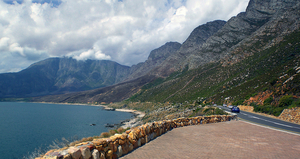 panorama kustweg langs False Bay