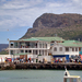 restaurant Harbour House in gebouw linksboven