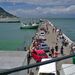 lange pier uitzicht uit restaurant