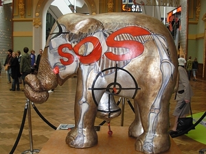 elephant parade 006 in de stadsfeestzaal