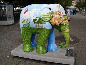 elephant parade 019 op het Steenplein