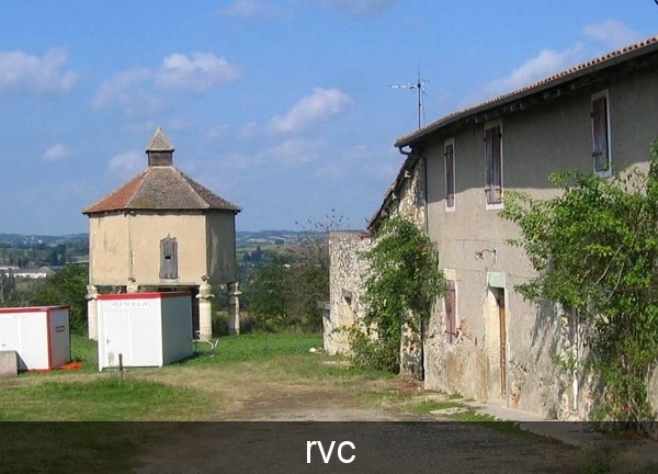 Landelijke streek, met duiventillen, boerderijen, ...