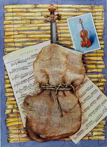 Sonate verpakt in jute