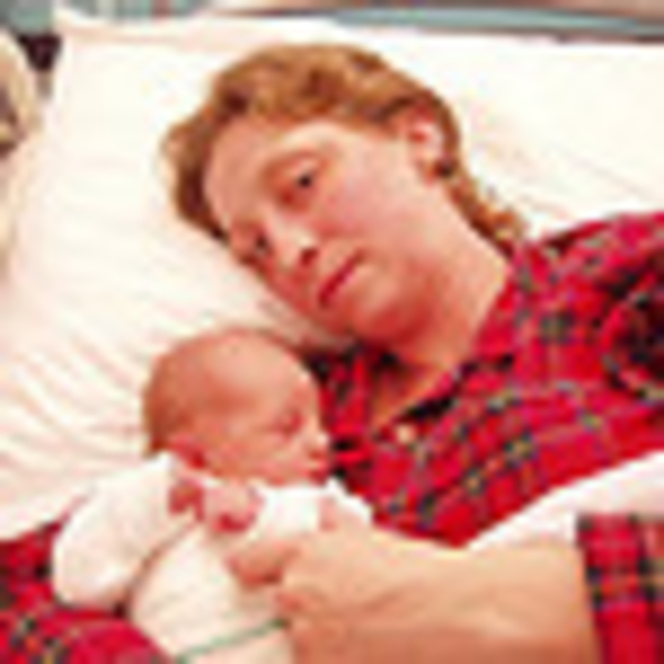 Dicht knuffelen bij mijn mama