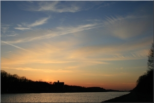 Zonsondergang aan het Albert Kanaal