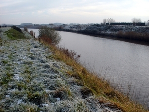 langs het kanaal..