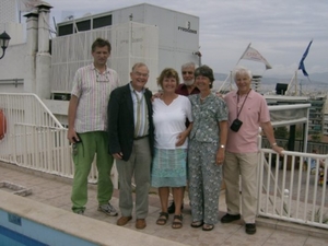 groepsfoto Griekenland; kees,grian,wim,ik