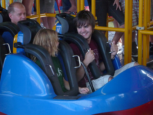 Simeon en Roos in Walibi 2009