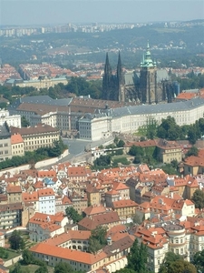 3d De Praagse Burcht _Hradcany _bovenzicht