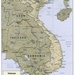 kaart  Vietnam en Cambodja