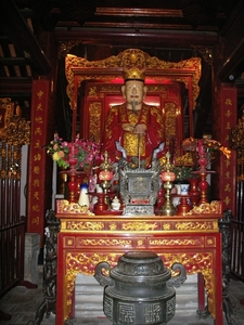 Hanoi ,  tempel van de Literatuur