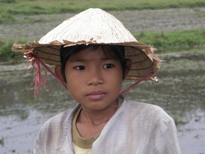 Noord Vietnam  provincie Lao Cai , Op weg naar Tha Pin