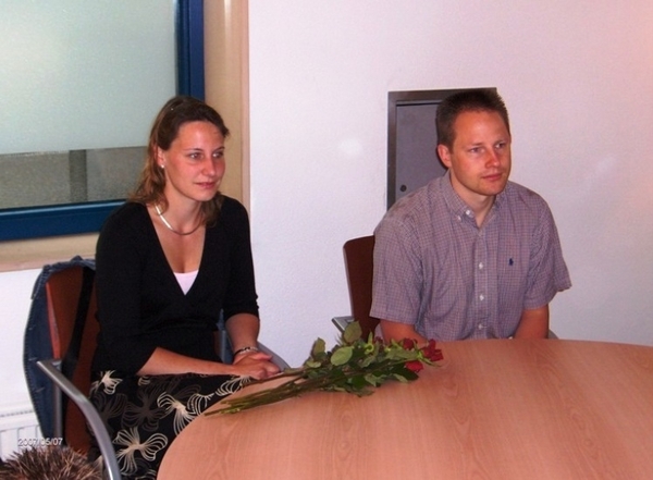 trouwfoto Brecht en Joost mei 2007