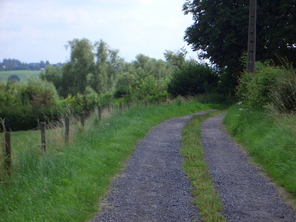 begin van de wandeling