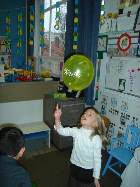 dansen met de ballonnen