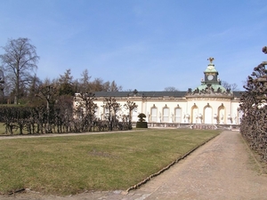 4c Schloss & Garten Sanssouci _zuid façade van de beelden galeri