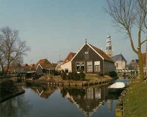 Toren vanaf indijksbrug 1990 (?)