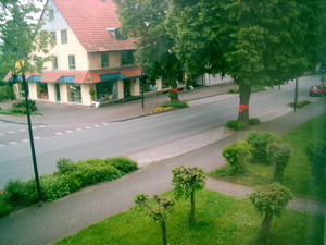 Bahnhofstrasse gezien uit mijn fenster