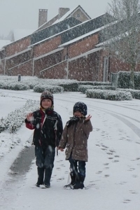 mats en lene sneeuwpret 2009