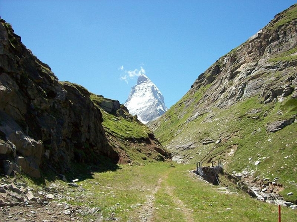 Matterhorn op weg naar Swartzee, start vanuit Zermatt