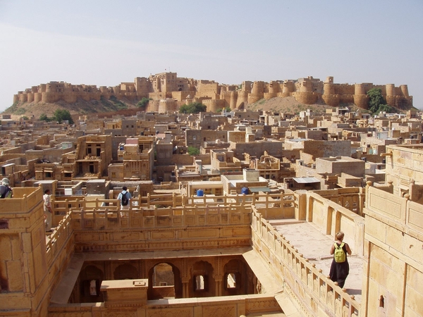 3b Jaisalmer Fort _Uitzicht op het mooie fort