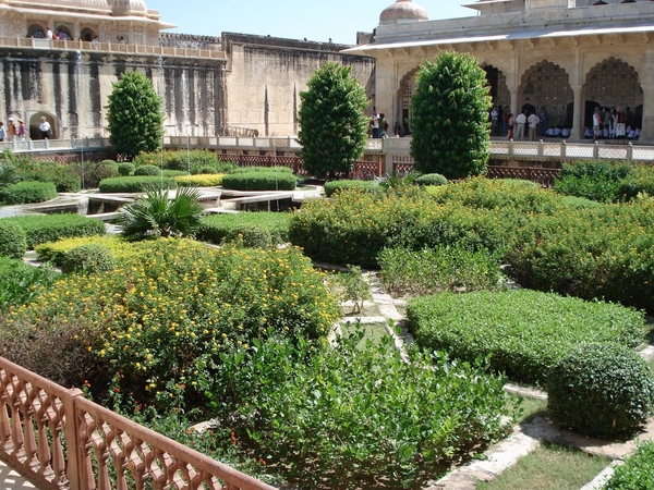 6b Jaipur _Amber Fort _Binnentuin