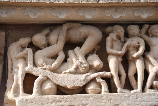 Versieringen tempels Khajuraho