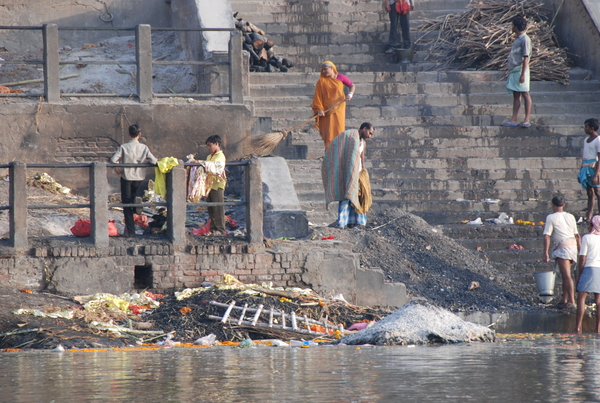 Lijkverbrandingen - Manikarnika Ghat - Varanasi