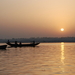 Zonsopgang boven de Ganges
