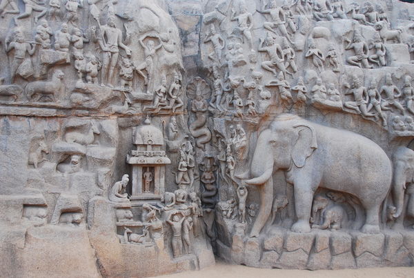 Arjuna's boete- Grootste basrelif ter wereld