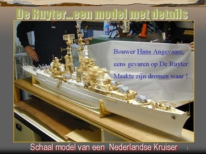 Bouw van Model De Ruiter in de ruwbouw fase.